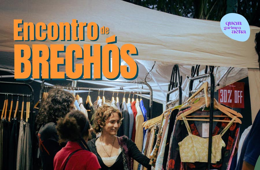 Encontro de Brechós Quem Garimpa Acha agita Praça Pedro de Toledo neste domingo (11) 